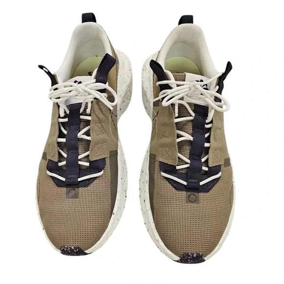 Nike Shoes Mens Size 12 Crater Impact Brown Kelp Running Trainer Sustainable - Picture 2 of 16